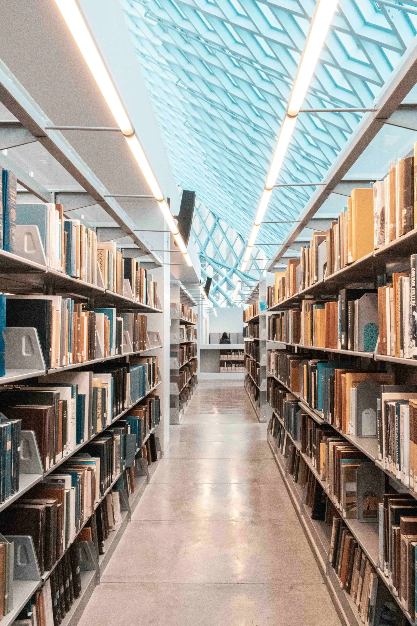 programmes decorative image showing university library