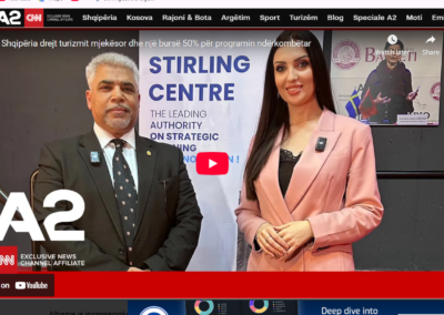 Stirling Centre featured in A2 CNN coverage on medical and health tourism in Albania