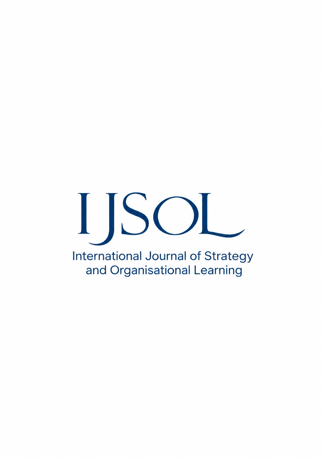 IJSOL Strategy and Learning Logo ijsol cover